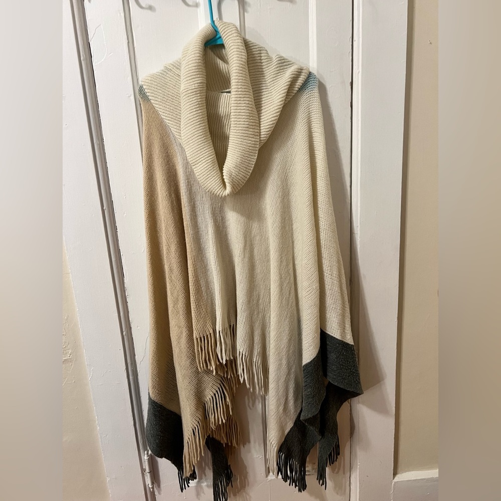 Cowl Neck Poncho
